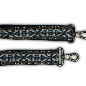 Patterned Belt with Metal Clasp